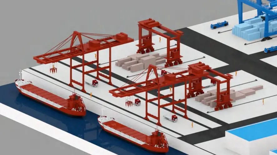 Interactive 5G Smart-Port Sandtable for a Major Telecom Operator